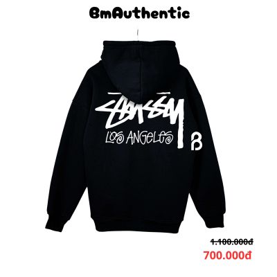Hoodie Stussy Los Angeles Cotton Cao Cấp Form Rộng Unisex - BM Authentic
