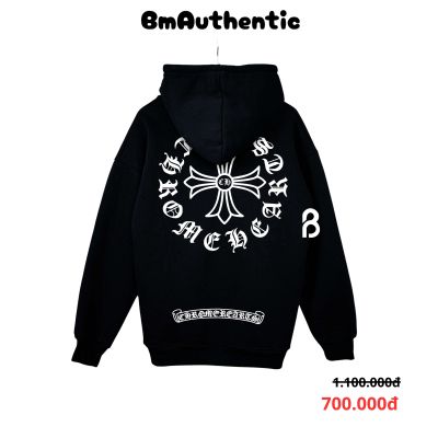 Hoodie Chrome Hearts Cross Circle Cotton Cao Cấp Form Rộng – BM Authentic
