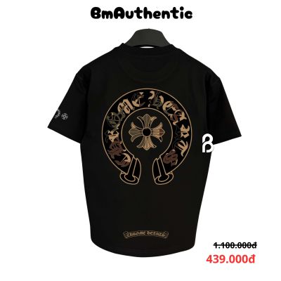 Áo Thun Chrome Hearts Gold Horseshoe Cotton Cao Cấp Form Rộng - BM Authentic