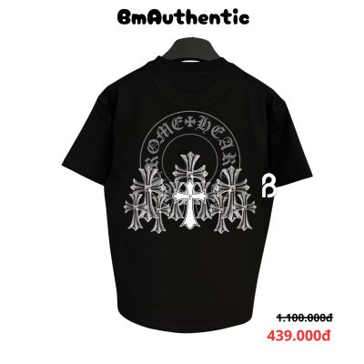 Áo Thun Chrome Hearts Multi Cross Arch Silver Cotton Cao Cấp Form Rộng – BM Authentic