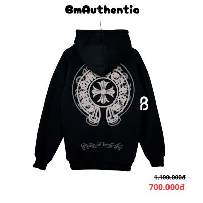 Hoodie Chrome Hearts Classic Cross Cotton Cao Cấp Form Rộng – BM Authentic
