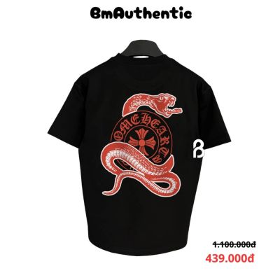 Áo Thun Chrome Hearts Crimson Viper Cotton Cao Cấp Form Rộng - BM Authentic