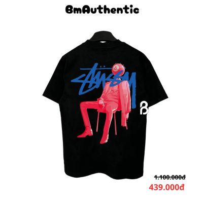 Áo Thun Stussy 8Ball Gentleman Cotton Cao Cấp Form Rộng - BM Authentic