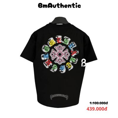 Áo Thun Chrome Hearts Multi Color Horseshoe Cotton Cao Cấp Form Rộng - BM Authentic
