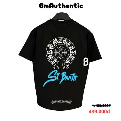 Áo Thun Chrome Hearts St. Barth Script Cotton Cao Cấp Form Rộng - BM Authentic