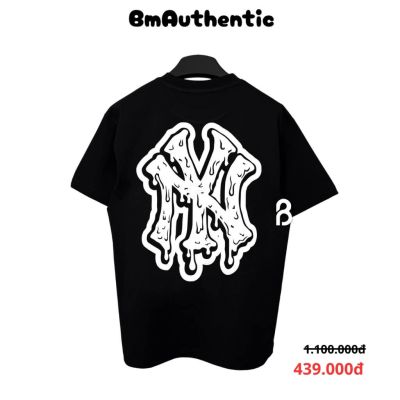 Áo Thun MLB Drip NY Cotton Cao Cấp Form Rộng - BM Authentic