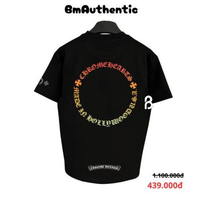 Áo Thun Chrome Hearts Hollywood Gradient Circle Cotton Cao Cấp Form Rộng – BM Authentic