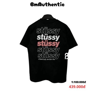 Áo Thun Stussy International Tribe Cotton Cao Cấp Form Rộng - BM Authentic