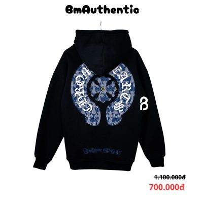 Hoodie Chrome Hearts Blue Camo Horseshoe Cotton Cao Cấp Form Rộng – BM Authentic