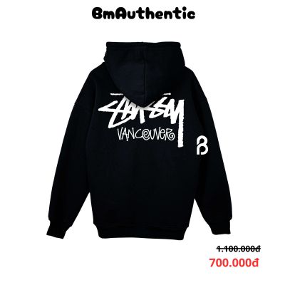 Hoodie Stussy Vancouver Cotton Cao Cấp Form Rộng Unisex - BM Authentic