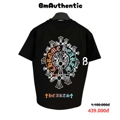 Áo Thun Chrome Hearts Gradient Cross Cotton Cao Cấp Form Rộng - BM Authentic