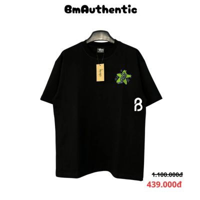 Áo Thun Stussy Star Spiral Cotton Cao Cấp Form Rộng - BM Authentic