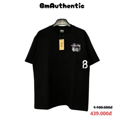 Áo Thun Stussy Dice Roll Cotton Cao Cấp Form Rộng - BM Authentic