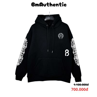 Hoodie Chrome Hearts Sleeve Floral Cotton Cao Cấp Form Rộng – BM Authentic