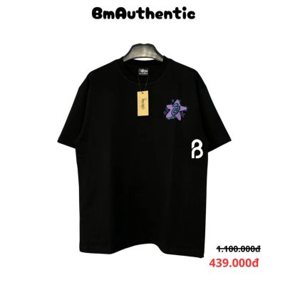 Áo Thun Stussy Galaxy Star Purple Cotton Cao Cấp Form Rộng - BM Authentic