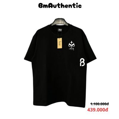 Áo Thun Stussy Spade Icon Cotton Cao Cấp Form Rộng - BM Authentic