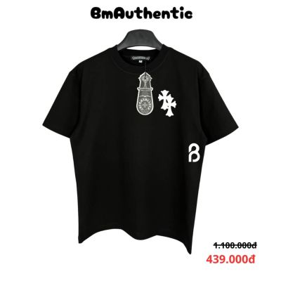 Áo Thun Chrome Hearts Dual Cross Horseshoe Edition Cotton Cao Cấp Form Rộng – BM Authentic