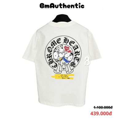 Áo Thun Chrome Hearts Neon City Cartoon Cotton Cao Cấp Form Rộng - BM Authentic