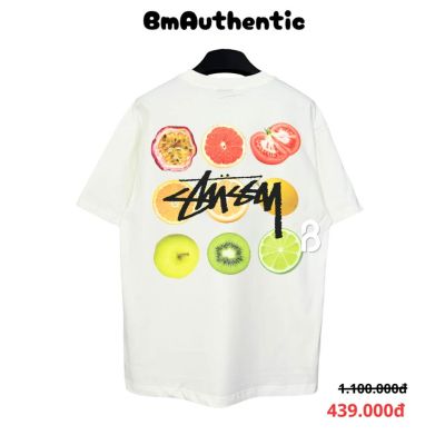 Áo Thun Stussy Fruit Pop Cotton Cao Cấp Form Rộng - BM Authentic