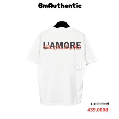 Áo Thun Circle L’AMORE Typography Cotton Cao Cấp Form Rộng - BM Authentic
