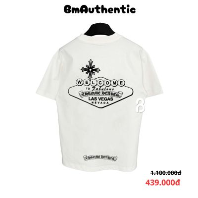 Áo Thun Chrome Hearts Las Vegas Welcome Cotton Cao Cấp Form Rộng – BM Authentic