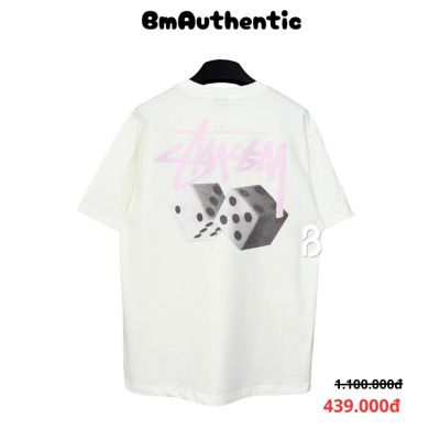 Áo Thun Stussy Dice Roll Cotton Cao Cấp Form Rộng - BM Authentic