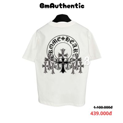 Áo Thun Chrome Hearts Multi Cross Arch Silver Cotton Cao Cấp Form Rộng – BM Authentic