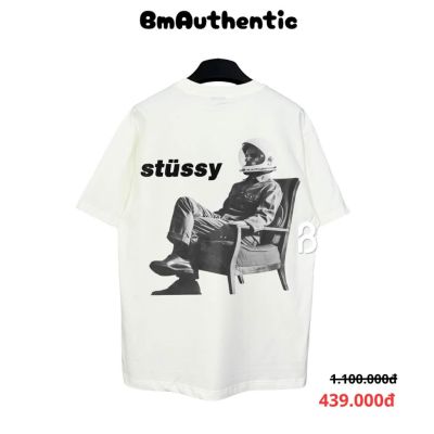 Áo Thun Stussy Space Explorer Cotton Cao Cấp Form Rộng - BM Authentic