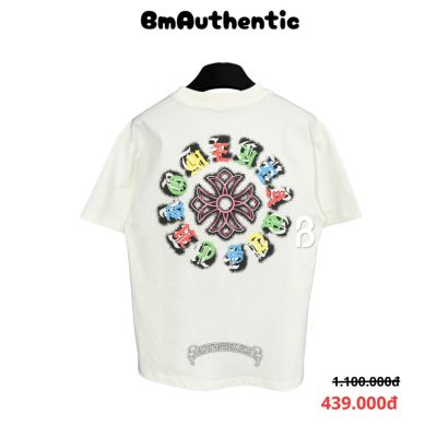 Áo Thun Chrome Hearts Multi Color Horseshoe Cotton Cao Cấp Form Rộng - BM Authentic