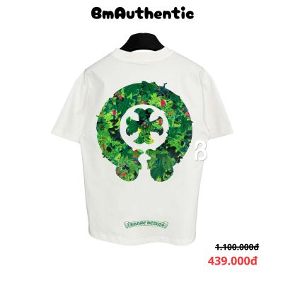 Áo Thun Chrome Hearts Jungle Leaf Graphic Cotton Cao Cấp Form Rộng - BM Authentic