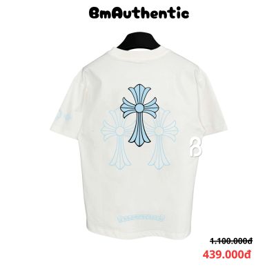 Áo Thun Chrome Hearts Triple Cross Sky Blue Tee – BM Authentic