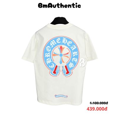 Áo Thun Chrome Hearts Blue Red Horseshoe Cao Cấp Form Rộng - BM Authentic