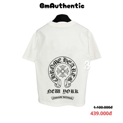 Áo Thun Chrome Hearts New York Horseshoe Cotton Cao Cấp Form Rộng - BM Authentic