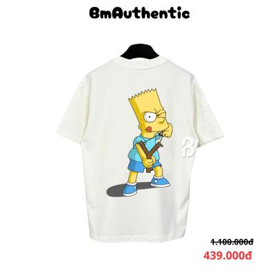Áo Thun Circle Bart Simpson Naughty Cotton Cao Cấp Form Rộng - BM Authentic