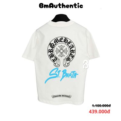 Áo Thun Chrome Hearts St. Barth Script Cotton Cao Cấp Form Rộng - BM Authentic