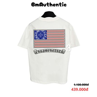 Áo Thun Chrome Hearts American Flag Dagger Cotton Cao Cấp Form Rộng – BM Authentic