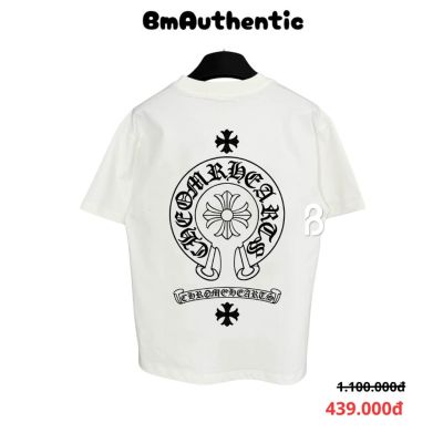 Áo Thun Chrome Hearts Dual Cross Horseshoe Edition Cotton Cao Cấp Form Rộng – BM Authentic