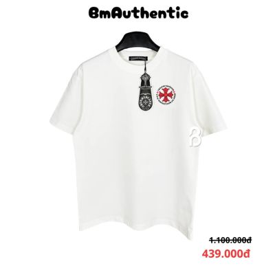 Áo Thun Chrome Hearts Red Cross Circle Cotton Cao Cấp Form Rộng - BM Authentic