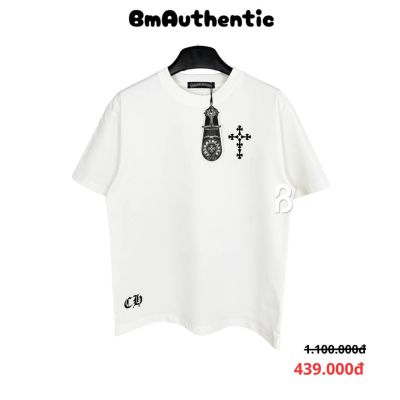 Áo Thun Chrome Hearts Cross Arc Cotton Cao Cấp Form Rộng Màu Đen - BM Authentic