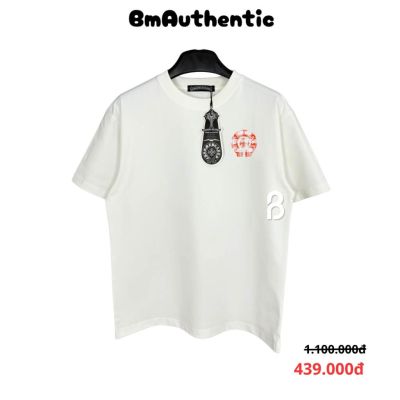 Áo Thun Chrome Hearts Red Plaid Cross Cotton Cao Cấp Form Rộng - BM Authentic