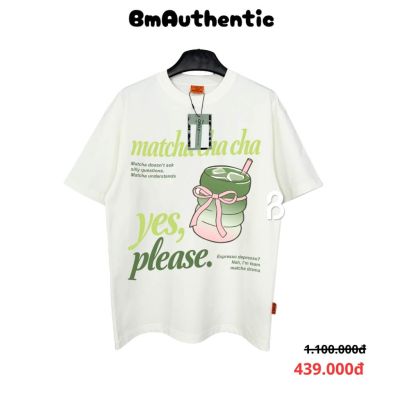 Áo Thun Circle Matcha Cha Cha Cotton Cao Cấp Form Rộng - BM Authentic