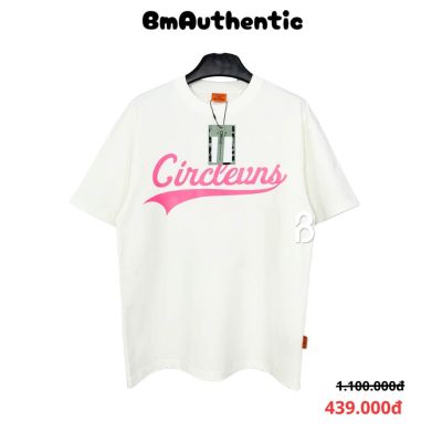 Áo Thun Circle Script Logo Cotton Cao Cấp Form Rộng - BM Authentic