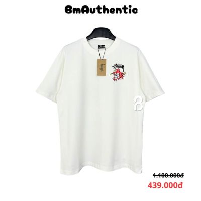 Áo Thun Stussy Joker Skull Cotton Cao Cấp Form Rộng - BM Authentic