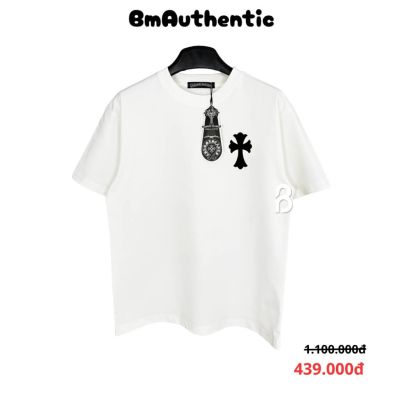 Áo Thun Chrome Hearts Triple Cross Gothic Cotton Cao Cấp Form Rộng – BM Authentic