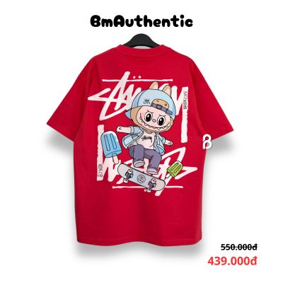 Áo Thun Stussy Brooklyn Skate Cotton Cao Cấp Form Rộng - BM Authentic