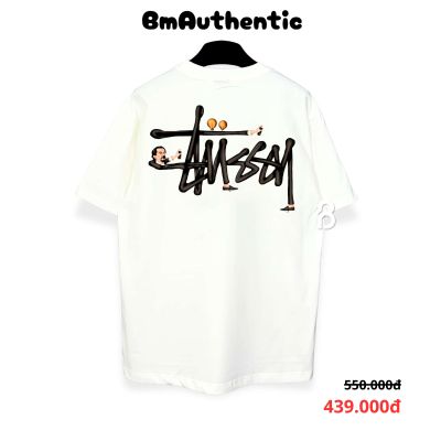 Áo Thun Stussy Mini Character Ping Pong Cotton Cao Cấp Form Rộng - BM Authentic