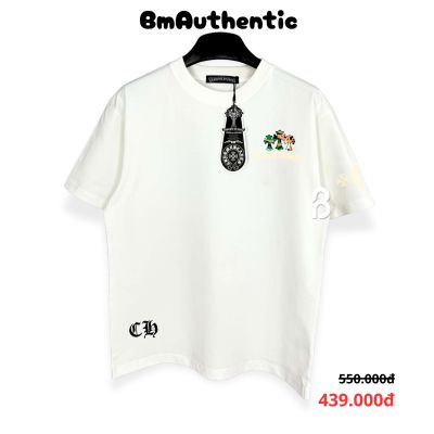 Áo Thun Chrome Hearts Lucky Cross Green & Orange Cotton Cao Cấp Form Rộng - BM Authentic