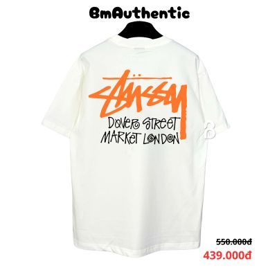 Áo Thun Stussy Dover Street Market London Cotton Cao Cấp Form Rộng - BM Authentic