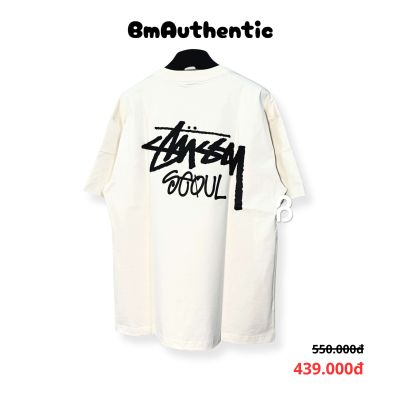 Áo Thun Stussy Seoul Street Art Cotton Cao Cấp Form Rộng - BM Authentic