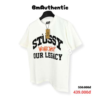 Áo Thun Stussy Workshop Our Legacy Cotton Cao Cấp Form Rộng - BM Authentic